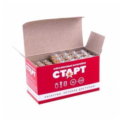 Батарейки старт LR6/LR03-BOX (АА 12 шт +ААА 12 шт)