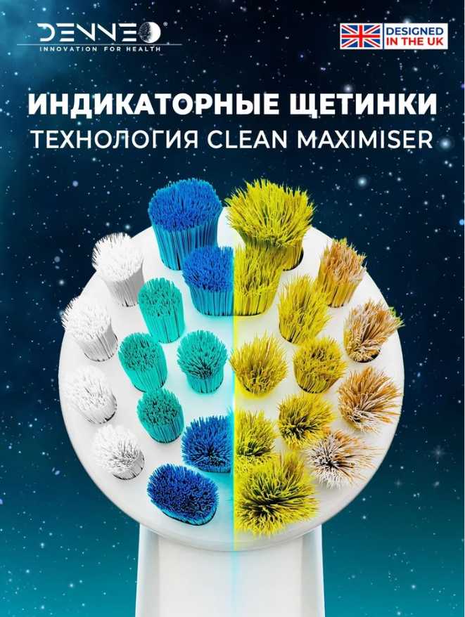 Совместимые с Oral-B насадки DENNEO CLASSIC SPACE (DSB-17A/4) фотография 5