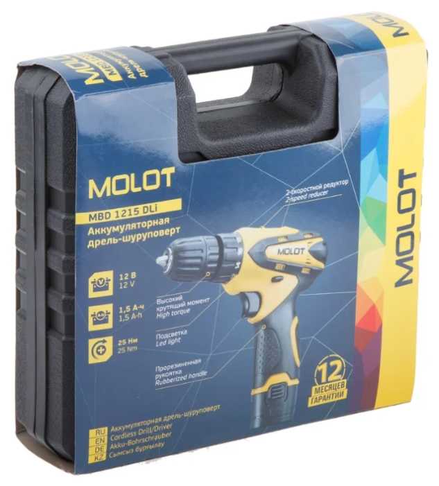 Дрель Molot MBD 1215 DLi фотография 4