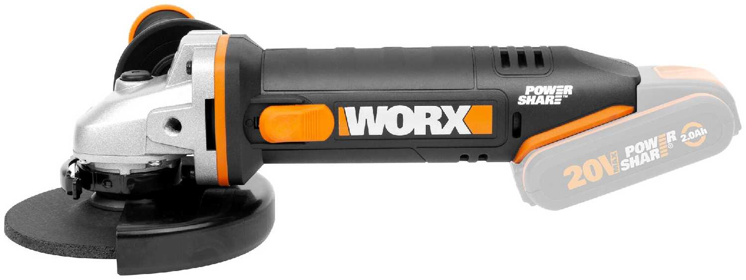 Аккумуляторная УШМ Worx WX803.9 125 мм фотография 1