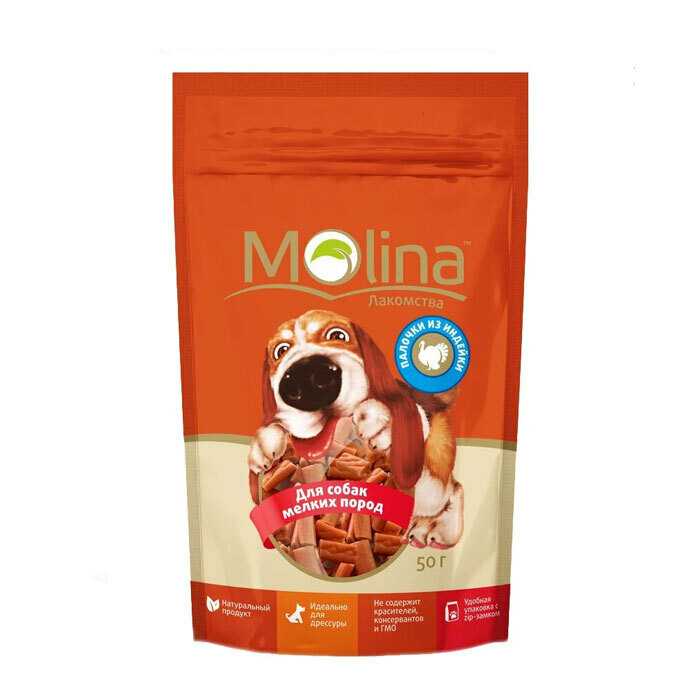 Лакомство для собак Molina Палочки из индейки фотография 3