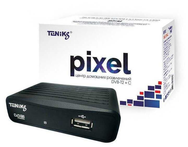 ТВ приставка Teniks PIXEL цифровая (DVB-T2/C, Youtube, IPTV) фотография 2