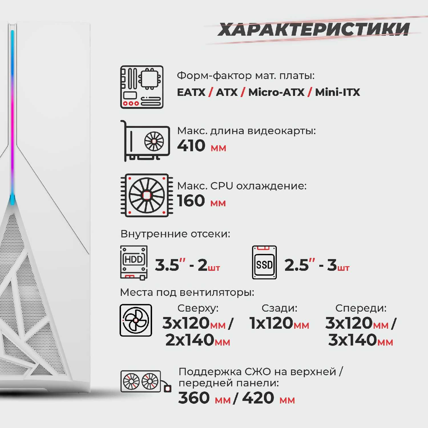 Корпус Prime Box PREDATOR V9 фотография 15