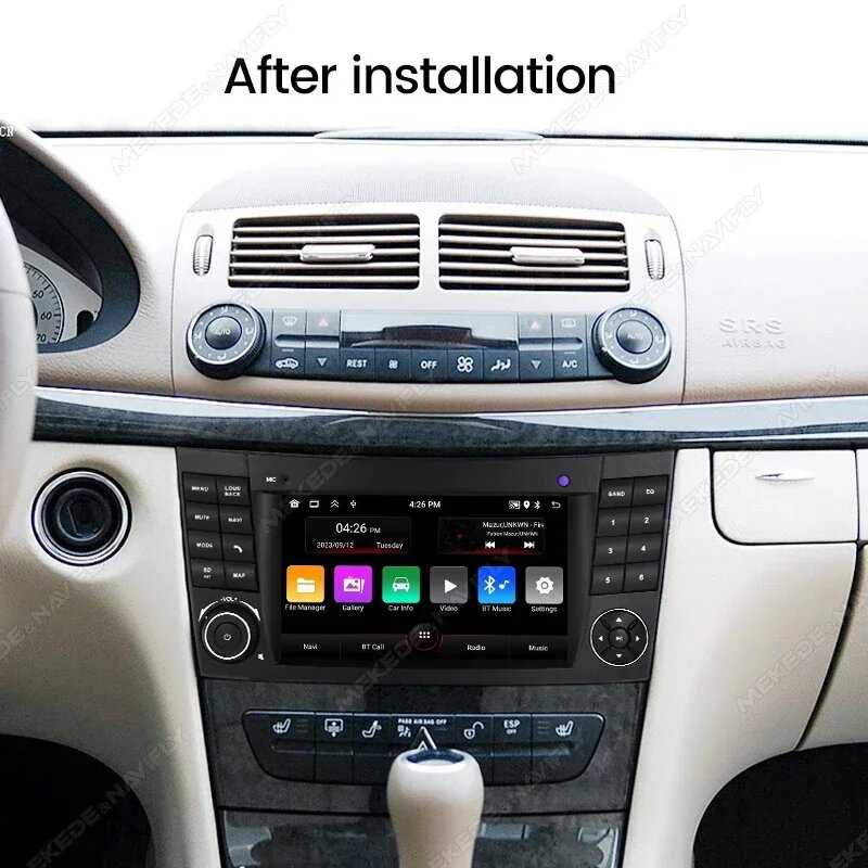 Автомагнитола Mercedes Benz Android (W211) фотография 2