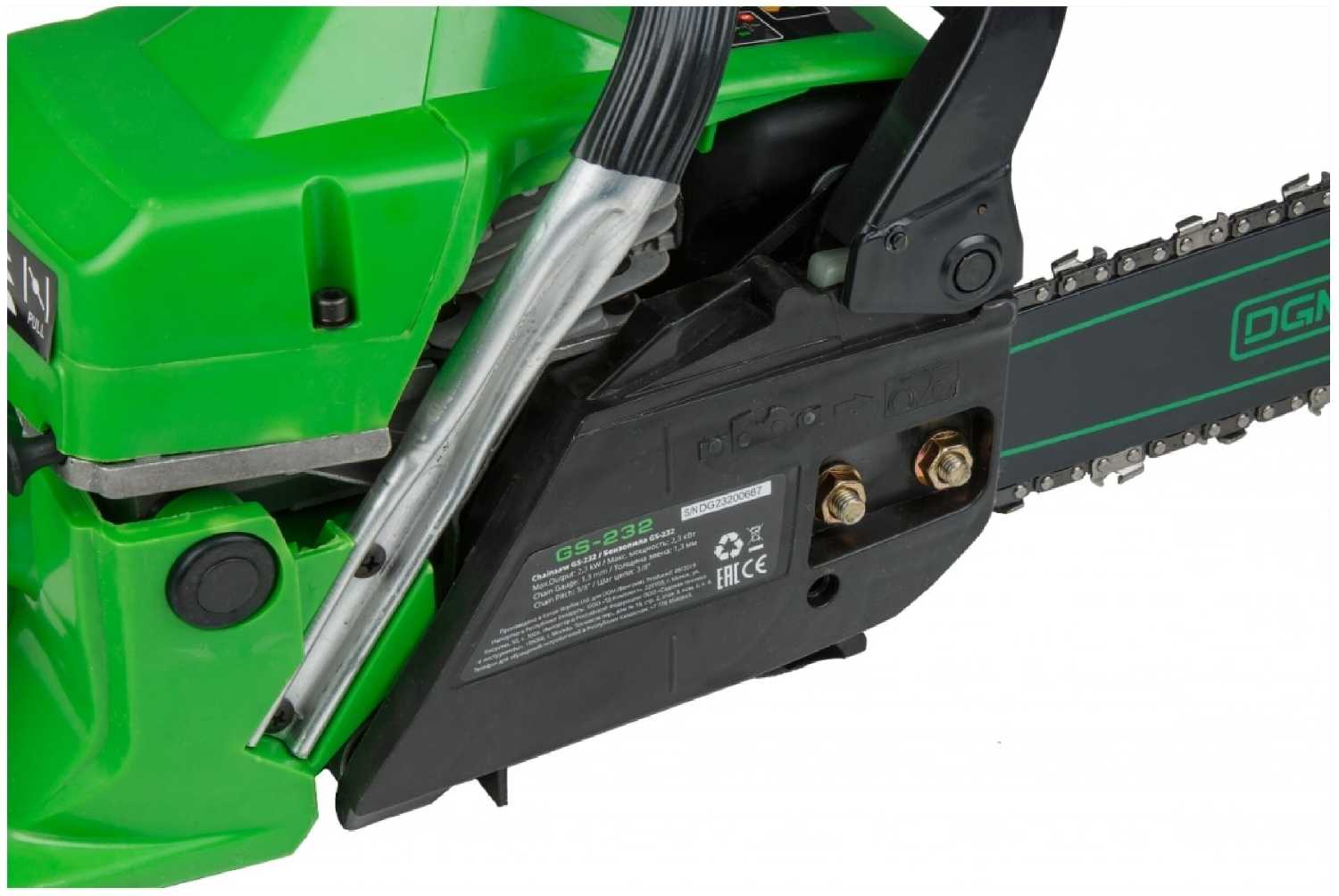 Бензиновая пила DGM GS-232 2300 Вт/3.13 л.с фотография 3