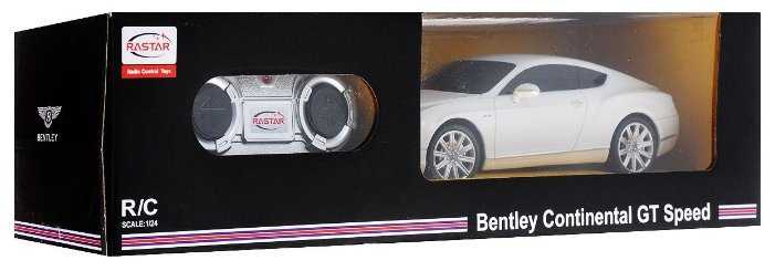 Легковой автомобиль Rastar Bentley Continental GT Speed (48600), 1:24, 20 см фотография 8