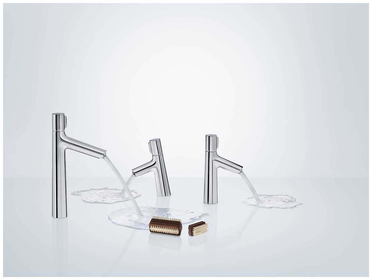 Смеситель для раковины (умывальника) hansgrohe Talis Select S 72041000, нажимной фотография 4