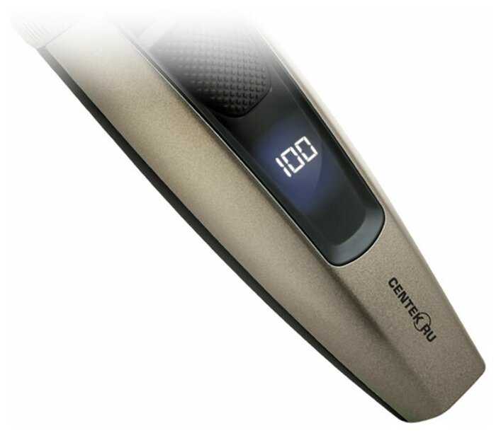 Машинка для стрижки Centek CT-2136, 5 Вт, 4 насадки, сталь, бежевая фотография 11