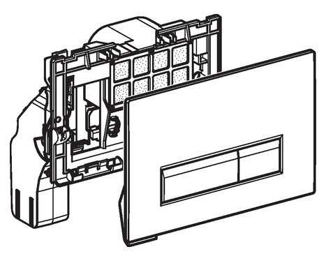 Кнопка смыва GEBERIT Sigma40 (115.600.SJ.1) фотография 2