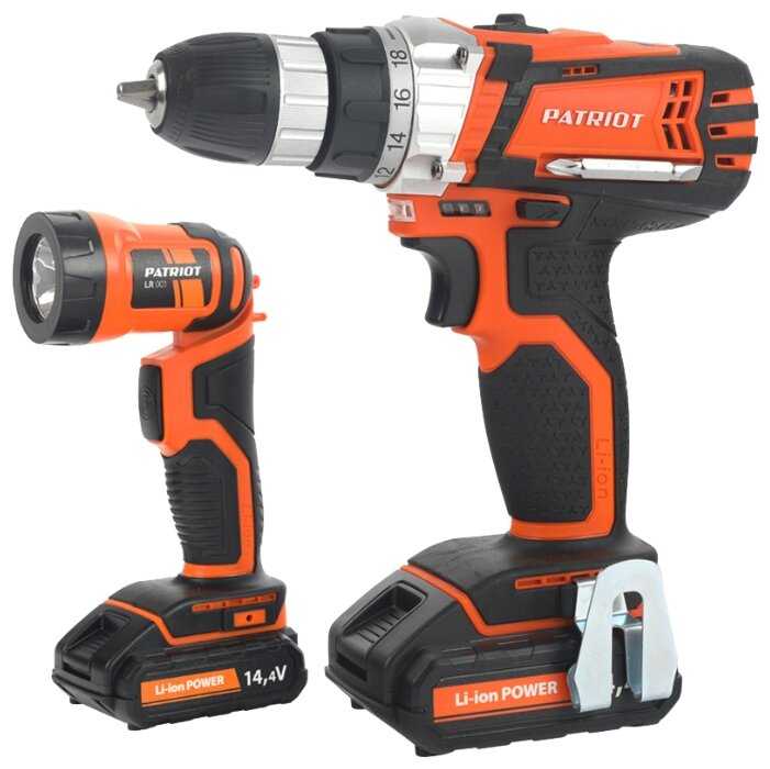 Аккумуляторная дрель-шуруповерт PATRIOT BR 144Li 180201490 фотография 7