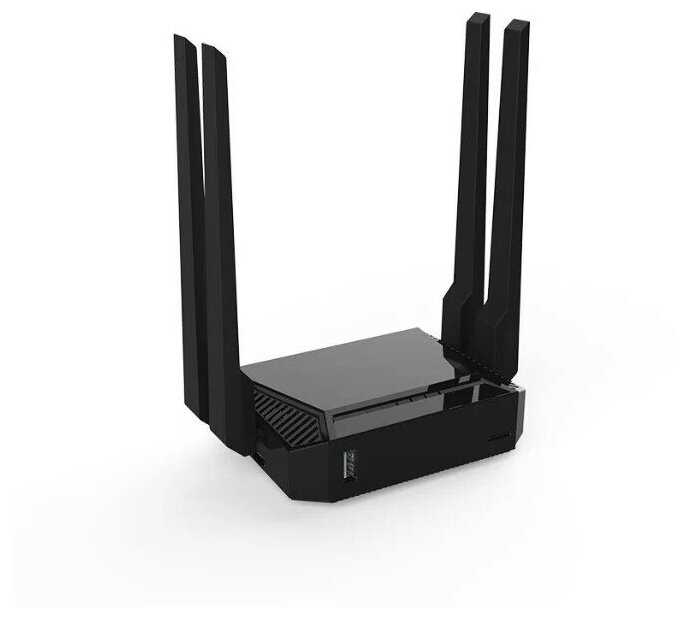WiFi роутер ZBT 2.4ГГц 802.11 b/g/n 300 Мбит черный