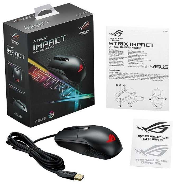 Игровая мышь ASUS ROG Strix Impact фотография 1