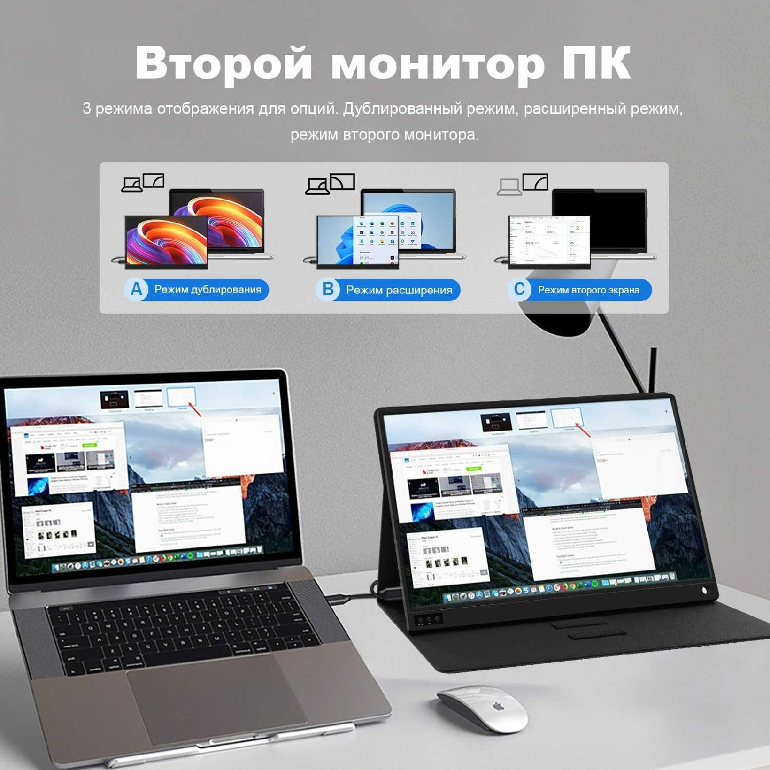 Портативный монитор ZEUSLAP P15A-120Hz (15,6
