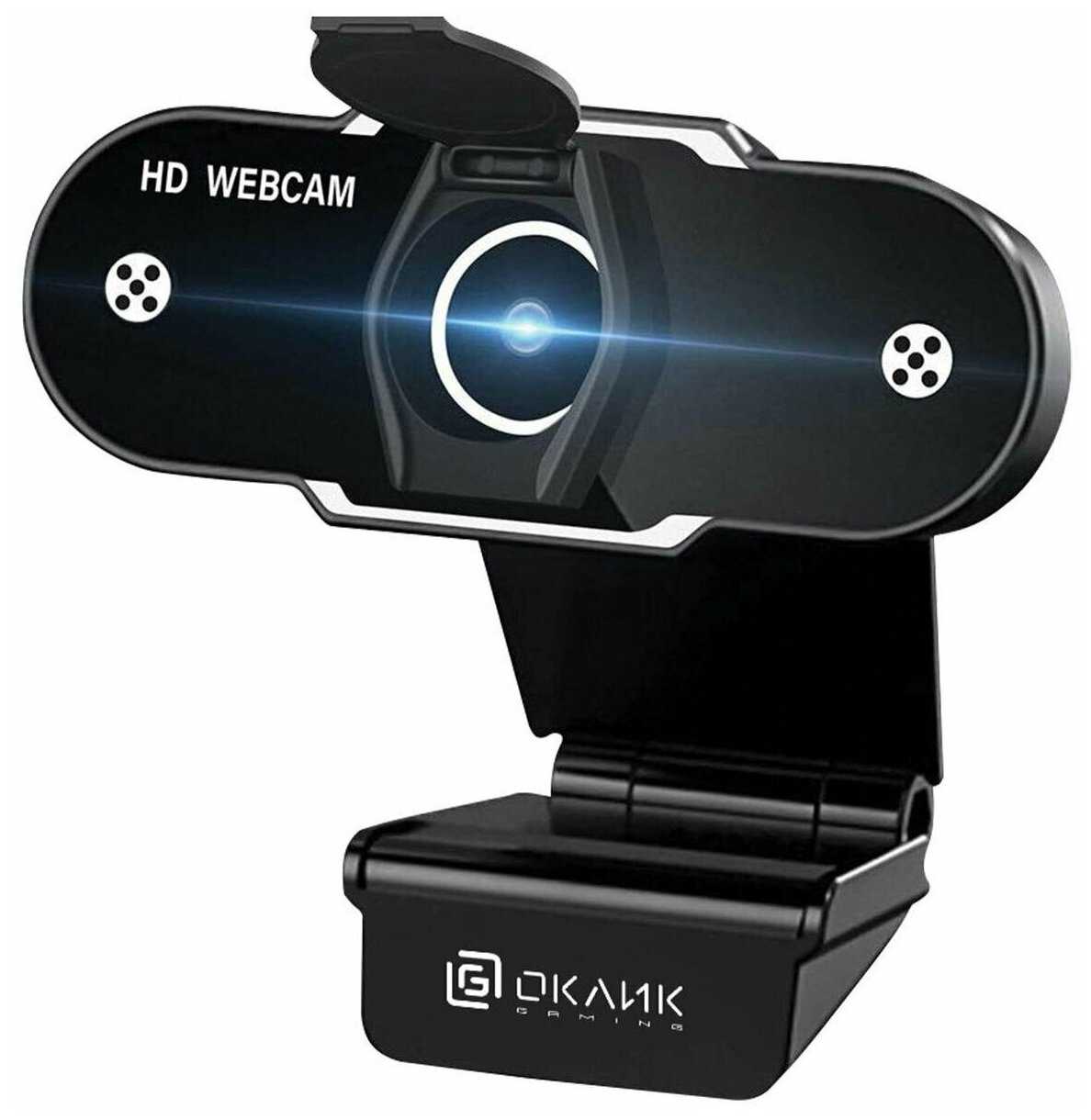 Камера Web Оклик OK-C012HD черный 1Mpix (1280x720) USB2.0 с микрофоном фотография 16
