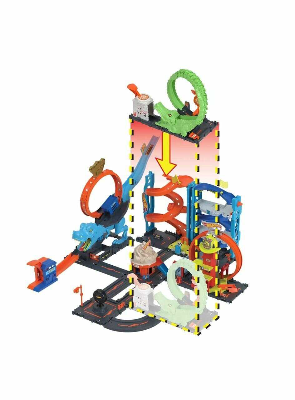 Набор игровой Hot Wheels Атака аллигатора (HKX39) фотография 2