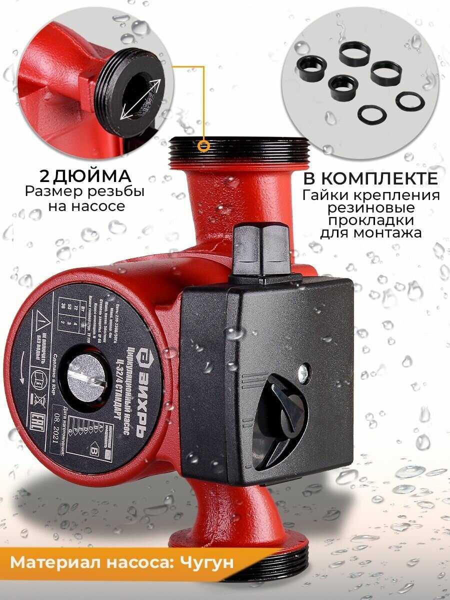 Циркуляционный насос ВИХРЬ Ц-32/4 фотография 19