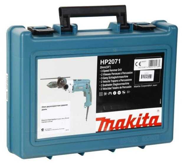 Дрель ударная Makita HP2071, 1010 Вт фотография 14