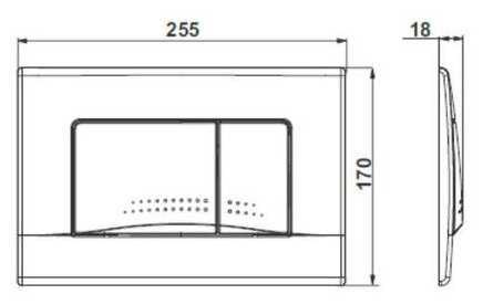 Смывная клавиша Active 32b Roca Dama Senso 8901130B1 фотография 11