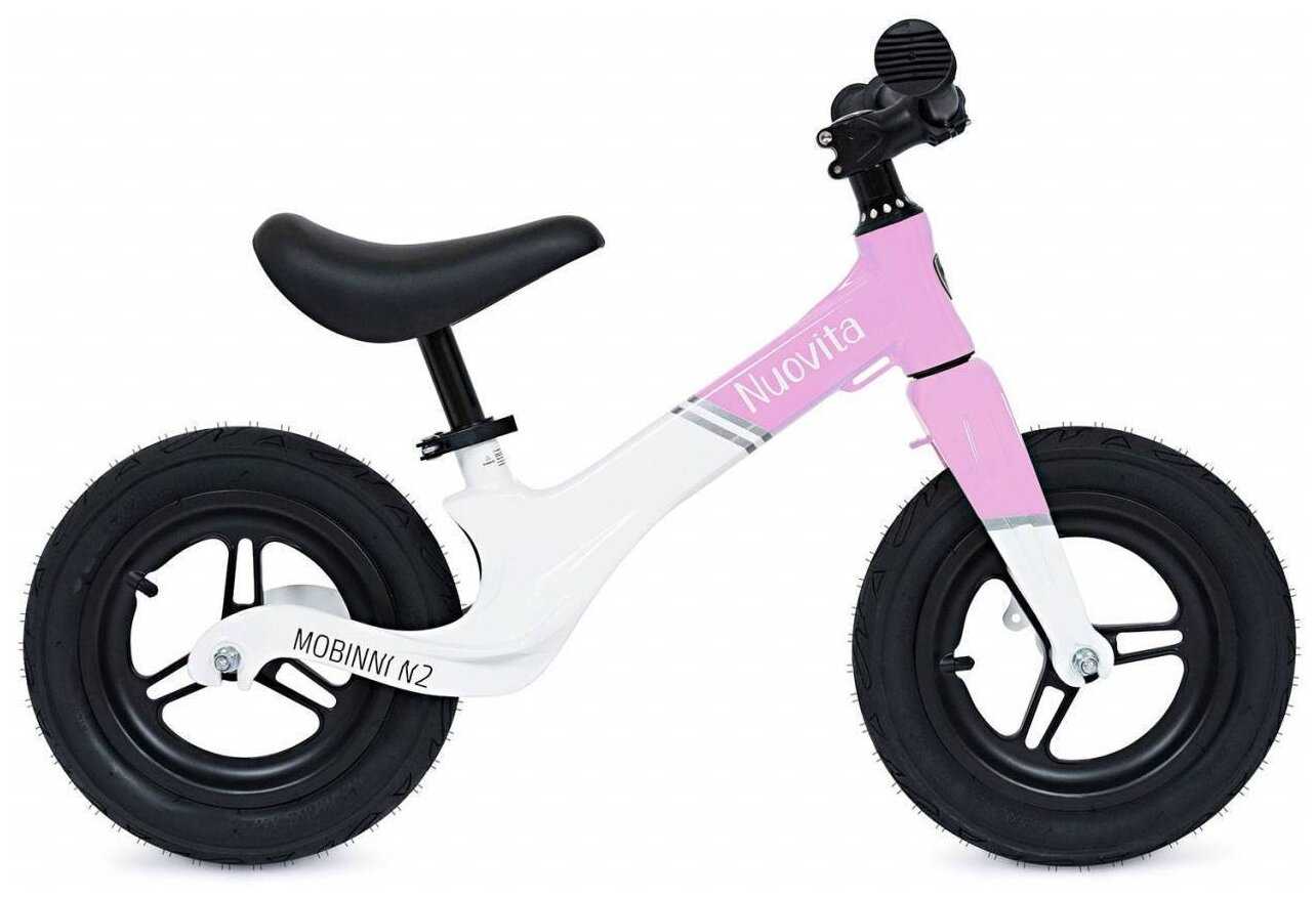 Беговел для детей Nuovita Mobinni N2 Nero Rosso/Красно-черный фотография 16