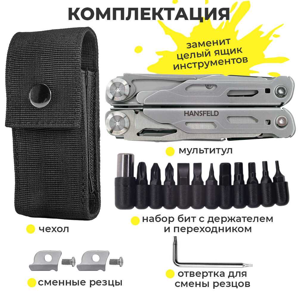 Мультитул HANSFELD 13 инструментов фотография 6