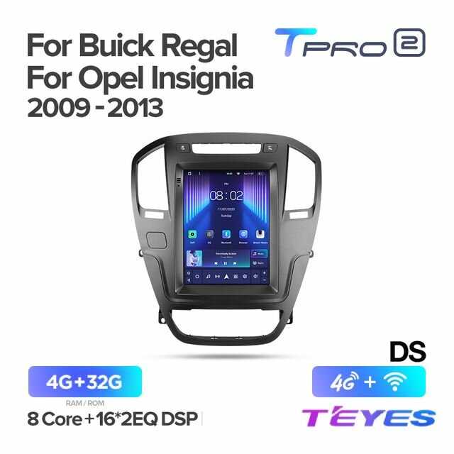 Магнитола TPRO TPRO 2 4/32 (DS)