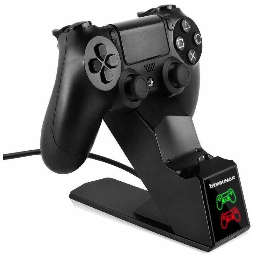 Зарядная станция для 2-х геймпадов Mikiman (MKP-19011) (PS4 FAT/SLIM/PRO) фотография 4