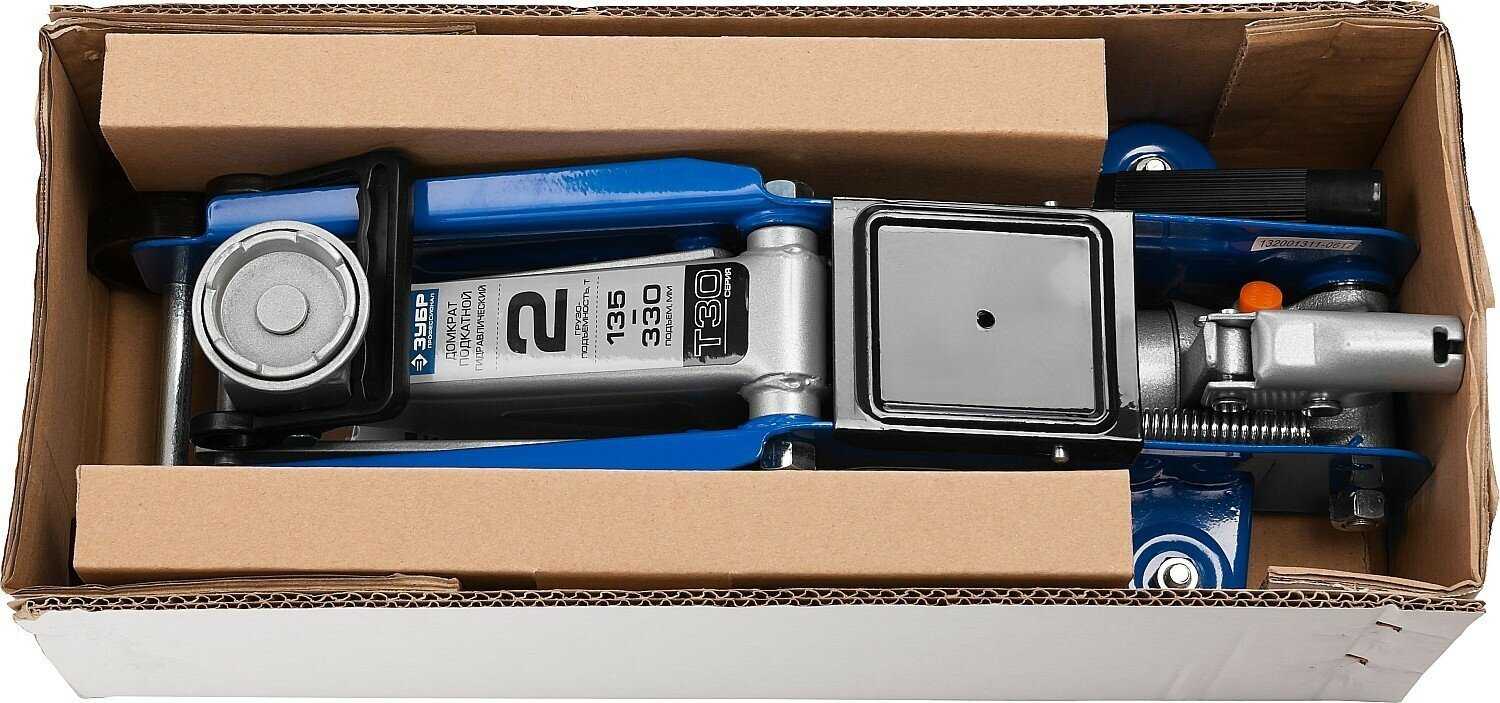 Домкрат подкатной гидравлический ЗУБР Профессионал Т-30 фотография 17