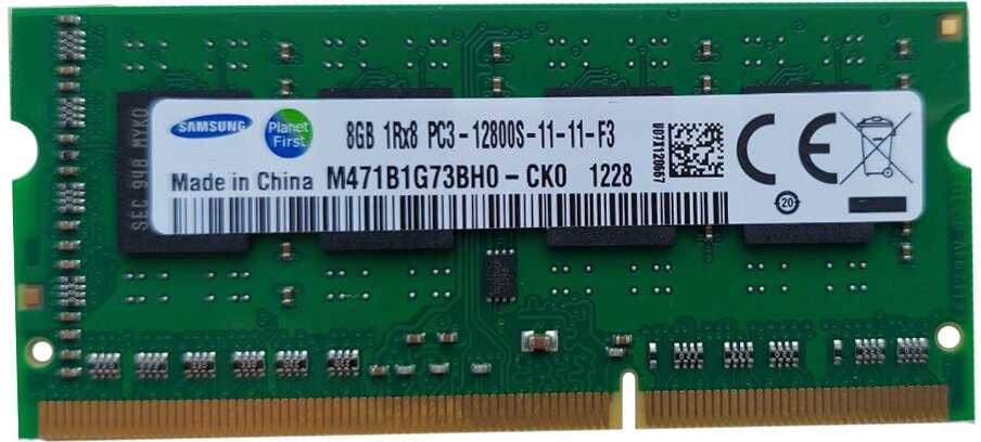 Оперативная память Samsung 8 ГБ DDR3 SODIMM (M471B1G73EB0-CK0) фотография 1