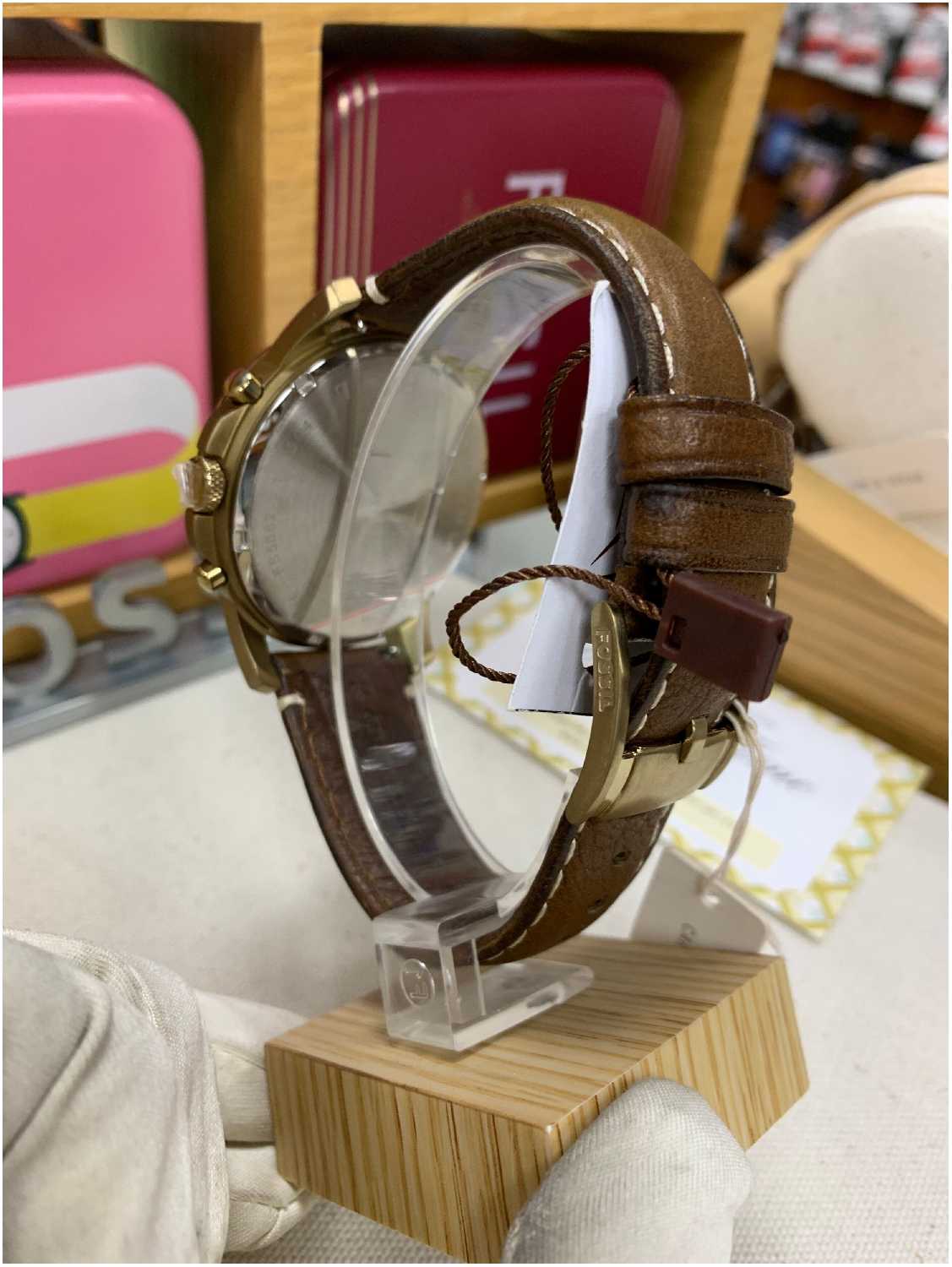 Часы американские наручные мужские кварцевые на ремне Fossil FS5062 фотография 8