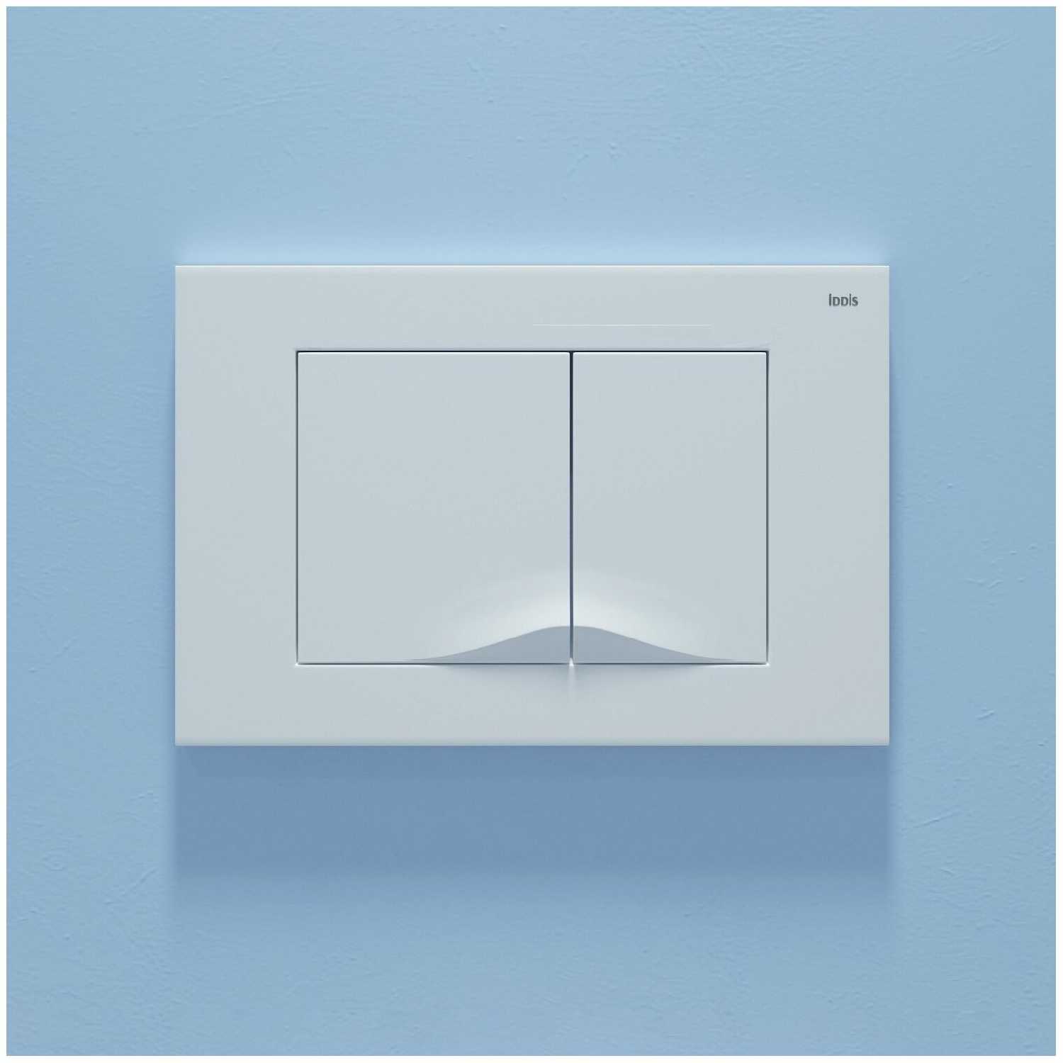 Клавиша смыва IDDIS Unifix 006 белый матовый UNI05MWi77 фотография 7
