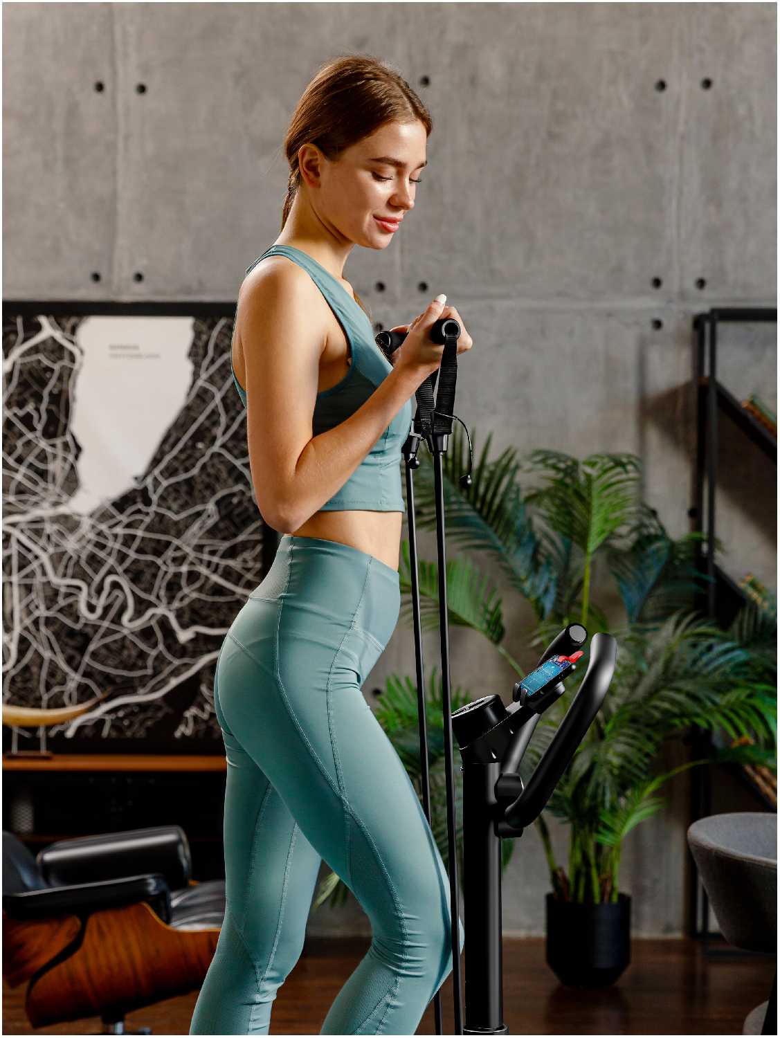 Степпер HyperFit Supertrainer G-115/Тренажер/Для дома/Для похудения/Эффективность для ног и ягодиц фотография 9