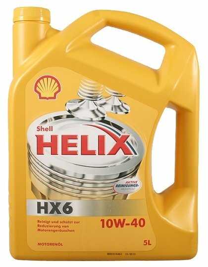 Минеральное моторное масло SHELL Helix HX6 10W-40 фотография 4