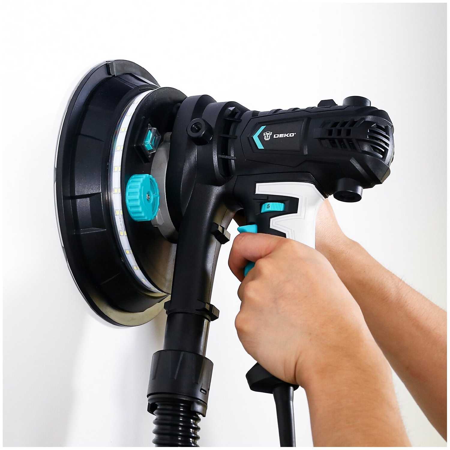 Шлифмашина для стен и потолков DEKO DKG900 (063-2207) фотография 5