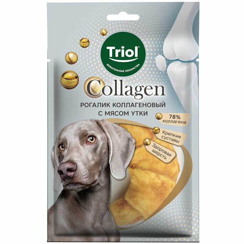 Лакомство для собак Triol Бублик коллагеновый с мясом утки (COLLAGEN) фотография 7