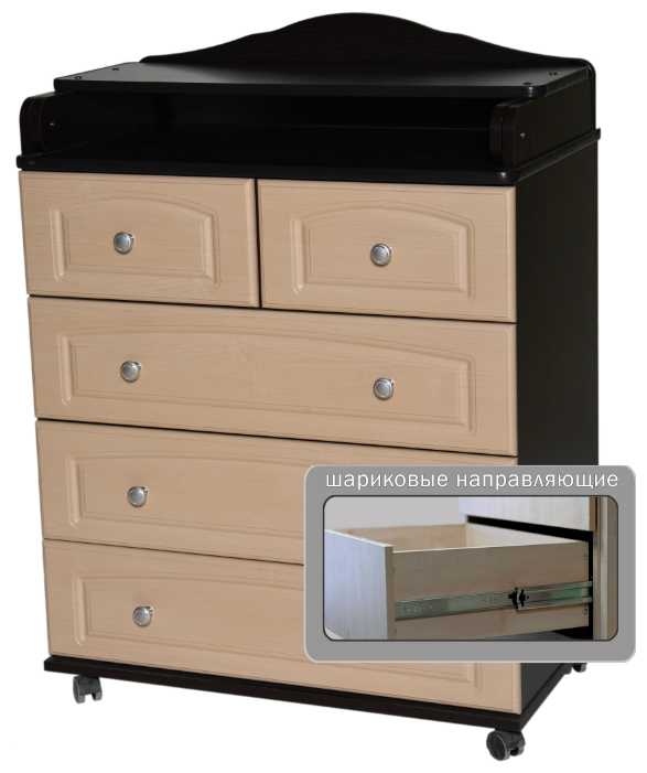 Пеленальный комод Кедр Victoria 805 МДФ фотография 5