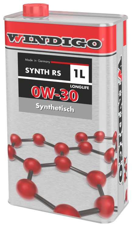 Синтетическое моторное масло WINDIGO SYNTH RS 0W-30