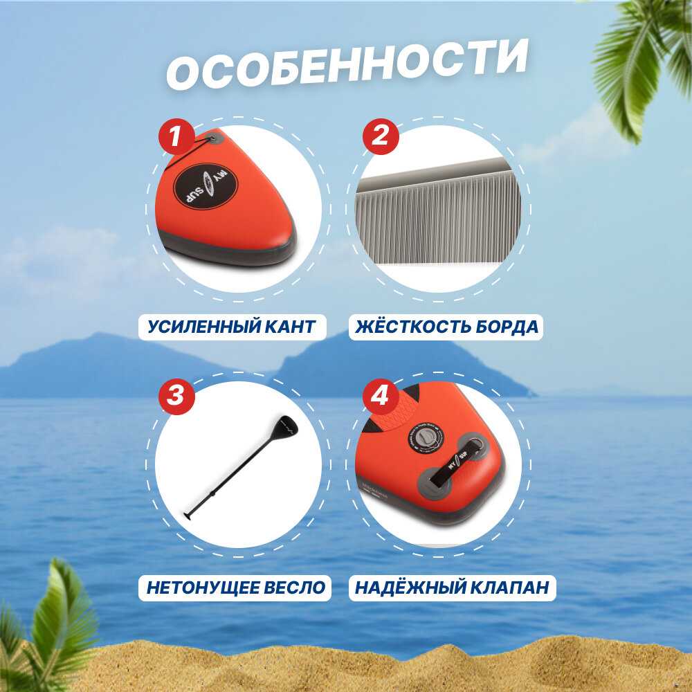 Сап борд MY SUP 12.6 Tropics фотография 23