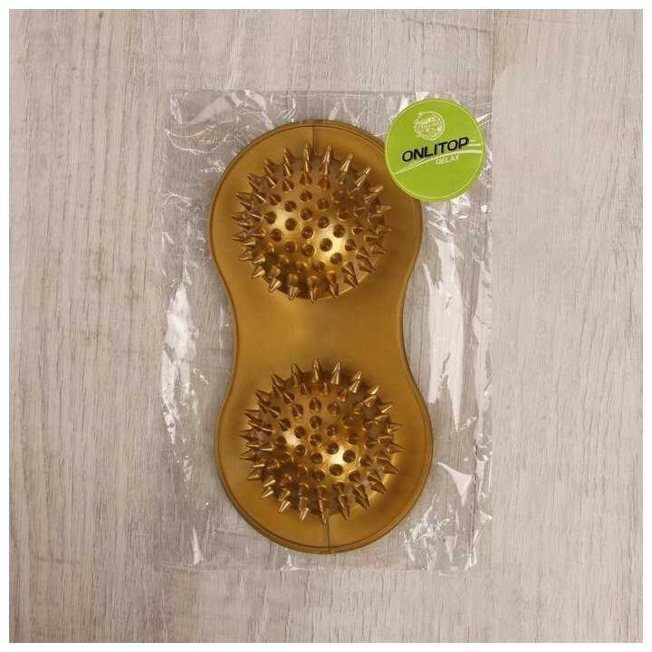 Массажёр ONLITOP 2 шара с шипами фотография 3