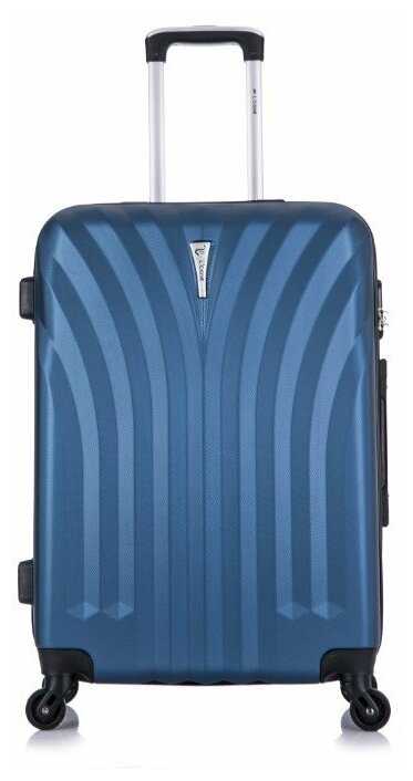 L'case Чемодан L'CASE Phuket M 66х46х26см (24) со съемными колесами, фиолетовый фотография 1