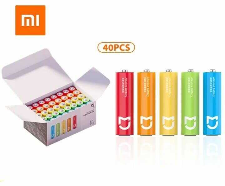 Батарейки Mijia Rainbow No.7 AAA batteries (40 шт)
