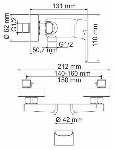 Смеситель Wasserkraft 6102 фотография 1