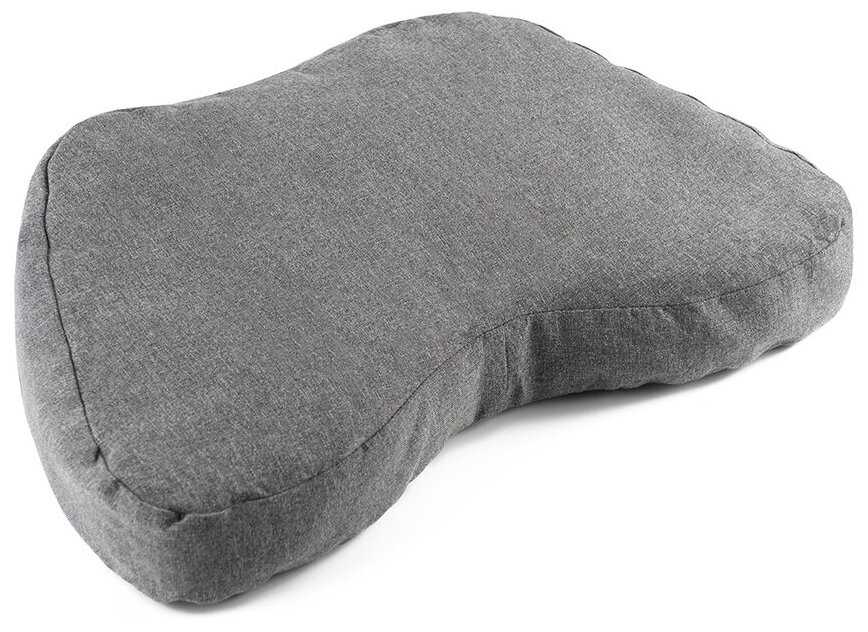 Подушка для йоги медитации BIO-TEXTILES Трапеция 55*40*15 с лузгой гречихи массажная спортивная ортопедическая фотография 8