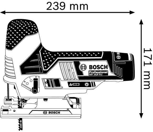 Электролобзик BOSCH GST 12V-70 фотография 3