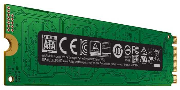Твердотельный накопитель Samsung 860 EVO 250 ГБ M.2 MZ-N6E250BW фотография 3