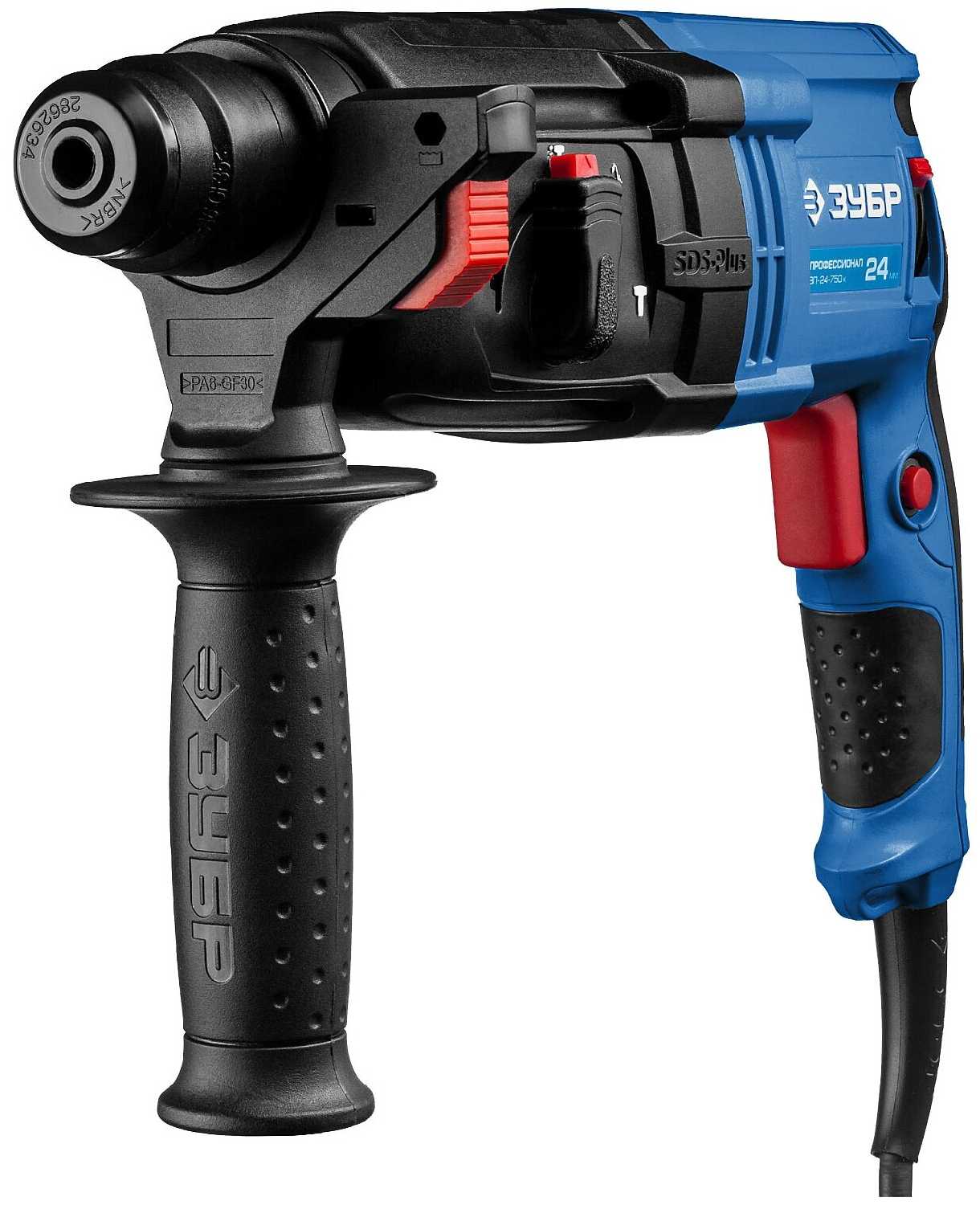 Перфоратор ЗУБР ЗП-24-750 К, 750 Вт фотография 2