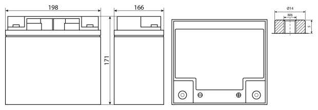 Аккумуляторная батарея Восток PRO СК-1240 фотография 1