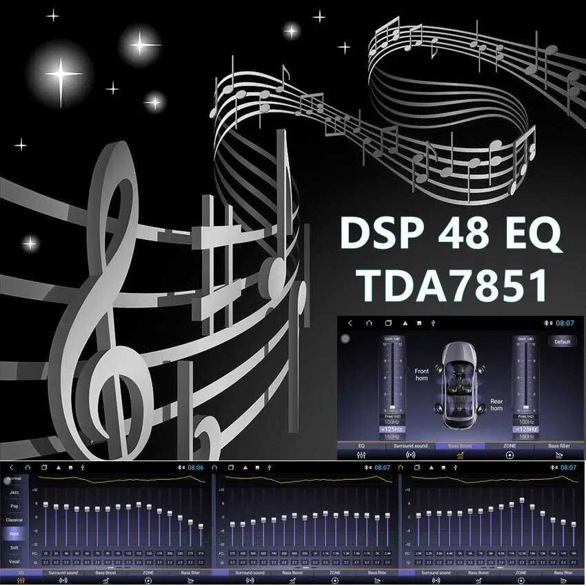 Автомобильное радио DSP Carplay Android фотография 3