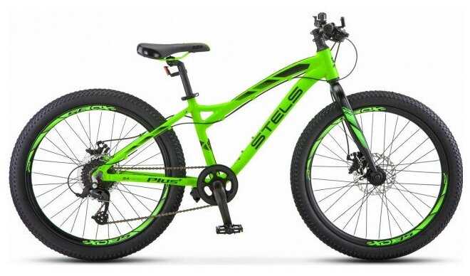 Детский велосипед Stels Adrenalin MD 24” V010, рама 13.5” Неоновый-лайм [LU091583-LU078979]