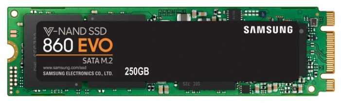 Твердотельный накопитель Samsung 860 EVO 250 ГБ M.2 MZ-N6E250BW