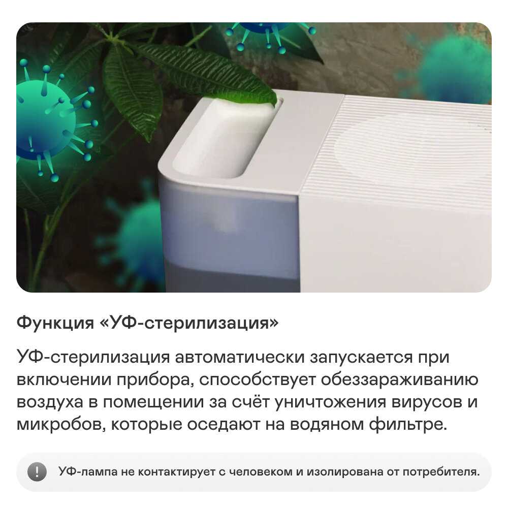 Увлажнитель воздуха GARLYN AirWash V30 фотография 5
